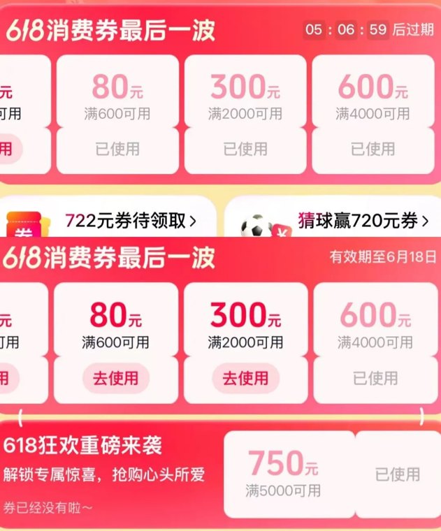 发放规则“看人下菜碟”618购物节背后的优惠券“江湖”